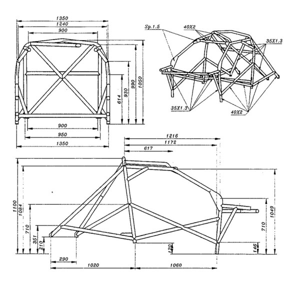 ARCO DE SEGURIDAD OMP CITROEN XSARA