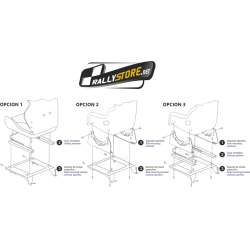 SOPORTE ASIENTO OMP ALFA GT-GTA