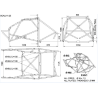 ARCO DE SEGURIDAD OMP MITSUBISHI LANCER / CARISMA