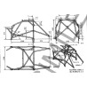 PEUGEOT 206 OMP ROLL BAR