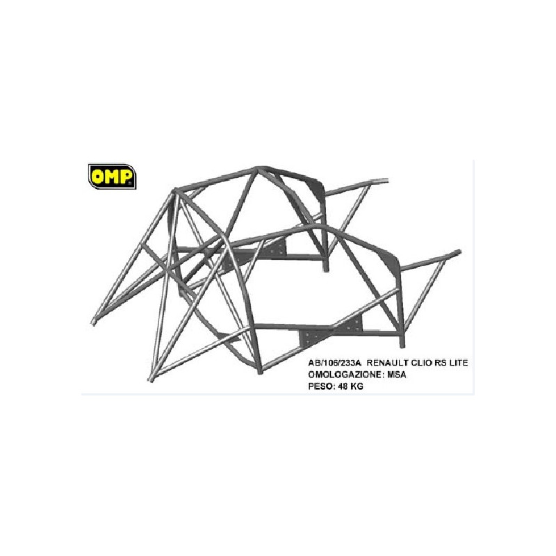 RENAULT CLIO 2nd series OMP ROLL BAR