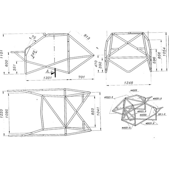 ARCO DE SEGURIDAD OMP SEAT IBIZA 2nd series