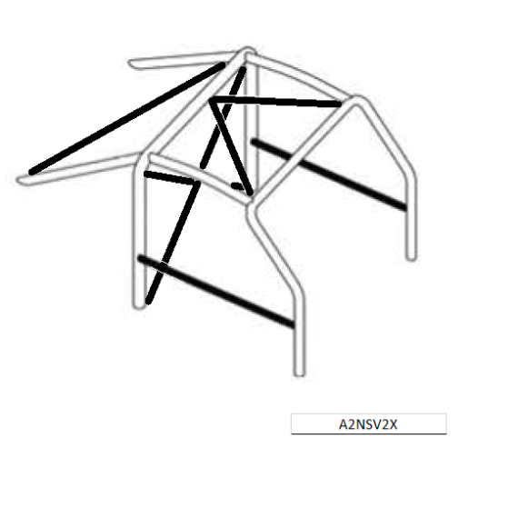 VOLKSWAGEN GOLF 4th series OMP ROLL BAR