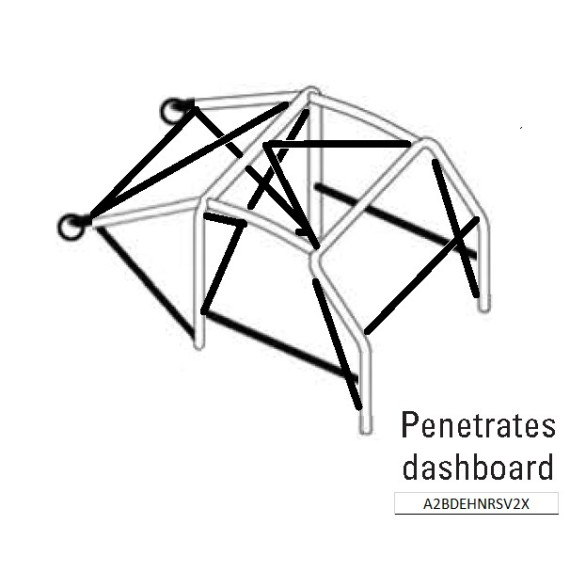 ARCO DE SEGURIDAD OMP VOLKSWAGEN SCIROCCO 3rd series