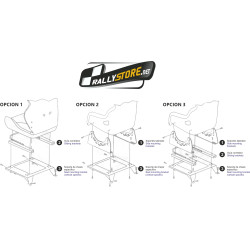 SUPPORT DE SIEGE FIAT CINQUECENTO / SEICENTO