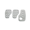 OMP SET 3 RACING PEDALS SILVER