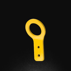 OMP TOW HOOK ANGLED ALUMINIUM