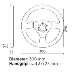 VOLANT OMP POUR RALLY CAR ET CIRCUIT