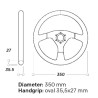 OMP ASSO FLAT TUNNING STEERING WHEEL