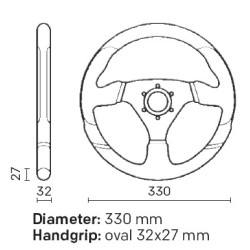 VOLANTE OMP RACING GP