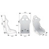 OMP WRC-R SEAT SIZE XL FIA BLACK