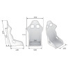 OMP RACING CHAMP-R SEAT FIA APPROVAL FOR RALLY AND CIRCUIT