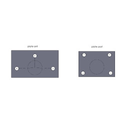 OMP PERFORATED PLATES FOR ROLLBAR FIXING