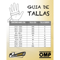 GANTS OMP POUR KARTING