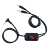 CABLE DE RADIO ADP CON BOTON PTT Y CONEXION UHF/VHF RADIO